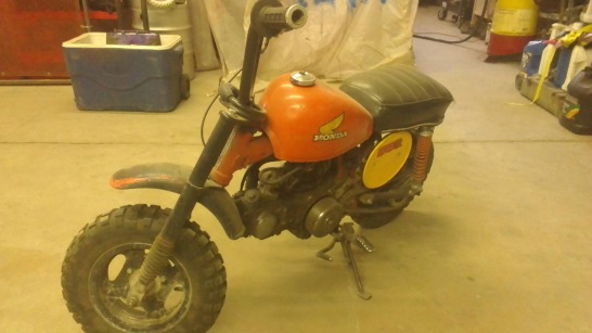 1984 Honda Z50r - Red