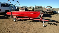 1968 Sears Fishing boat - Red