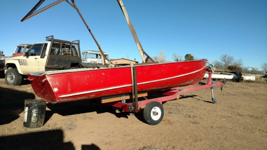 1968 Sears Fishing boat - Red