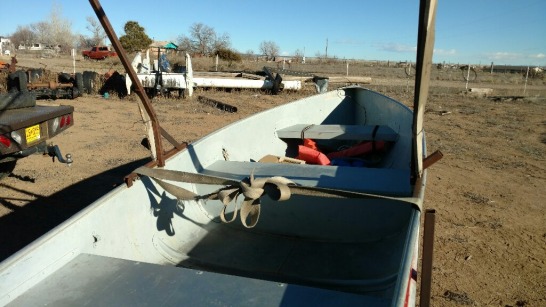 1968 Sears Fishing boat - Red