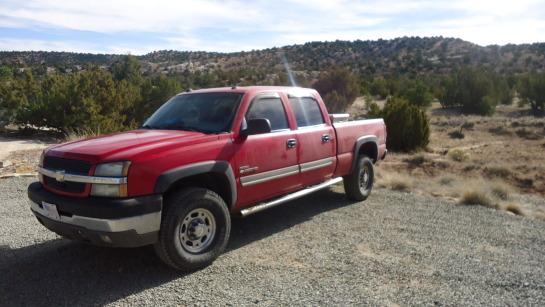 2004 Chevrolet Silverado 2500HD Diesel   - Red