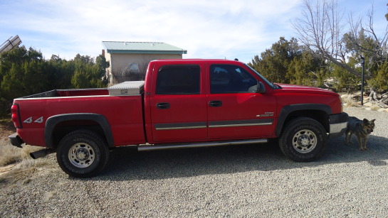 2004 Chevrolet Silverado 2500HD Diesel   - Red