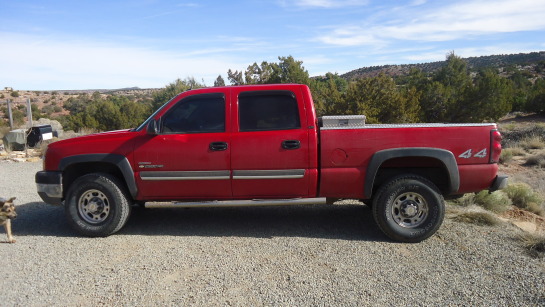 2004 Chevrolet Silverado 2500HD Diesel   - Red