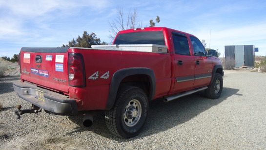 2004 Chevrolet Silverado 2500HD Diesel   - Red
