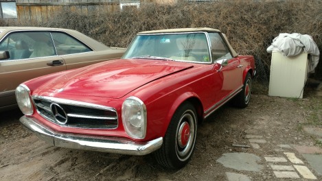 1964 Mercedes 25sl - Red