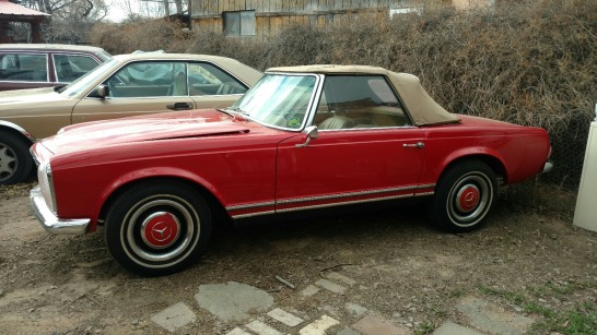 1964 Mercedes 25sl - Red