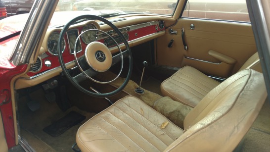 1964 Mercedes 25sl - Red