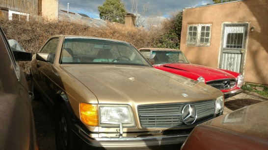 1987 Mercedes 560sec coupe  - Gold