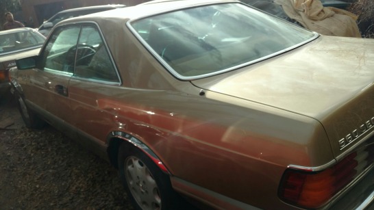 1987 Mercedes 560sec coupe  - Gold