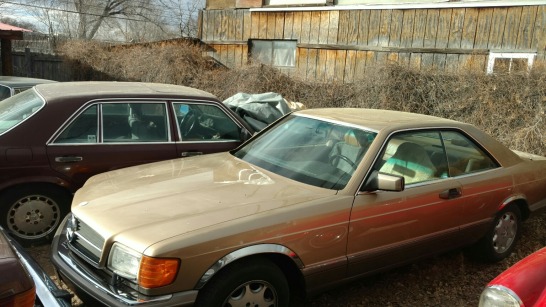 1987 Mercedes 560sec coupe  - Gold