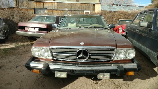 1978 Mercedes 450sl - Brown