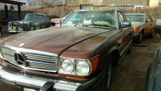 1978 Mercedes 450sl - Brown