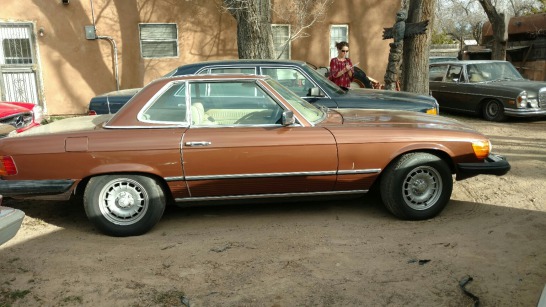 1978 Mercedes 450sl - Brown