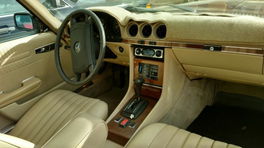 1978 Mercedes 450sl - Brown