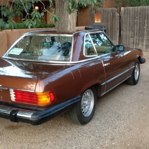 1978 Mercedes 450sl - Brown
