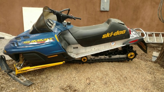 1998 Skidoo 600 rave - Blue