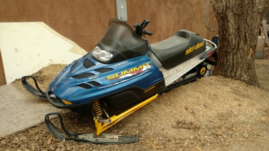 1998 Skidoo 600 rave - Blue