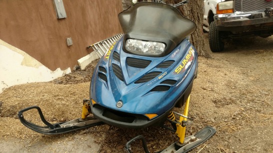 1998 Skidoo 600 rave - Blue