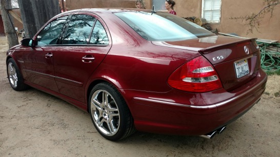 2006 Mercedes E55 amg -Burgandy