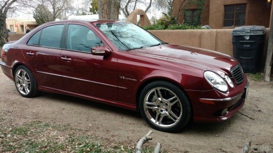 2006 Mercedes E55 amg -Burgandy