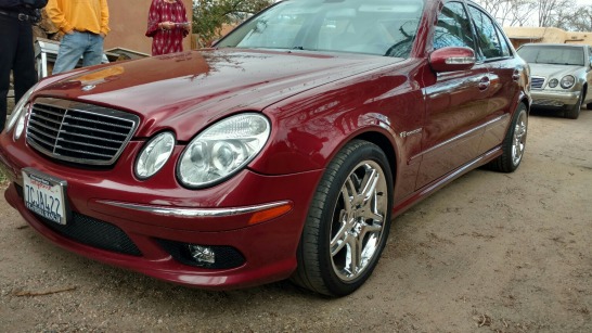 2006 Mercedes E55 amg -Burgandy