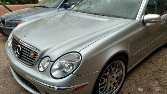 2000 Mercedes E55 amg   - Silver