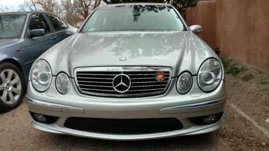 2000 Mercedes E55 amg   - Silver