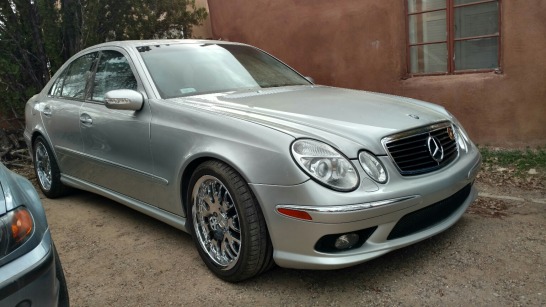 2000 Mercedes E55 amg   - Silver