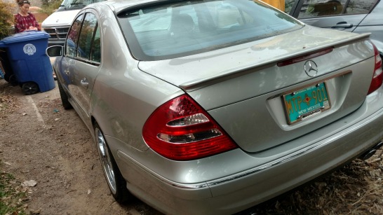 2000 Mercedes E55 amg   - Silver
