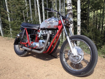 1972 Triumph Bonneville - Red