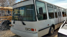 1999 City Transit bus - White
