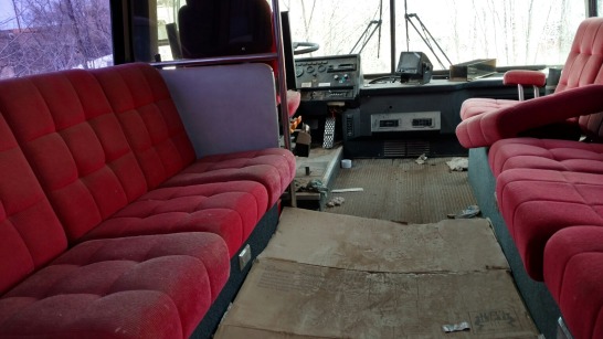 1999 City Transit bus - White