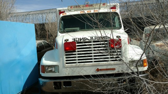 1998 International Ambulance - White