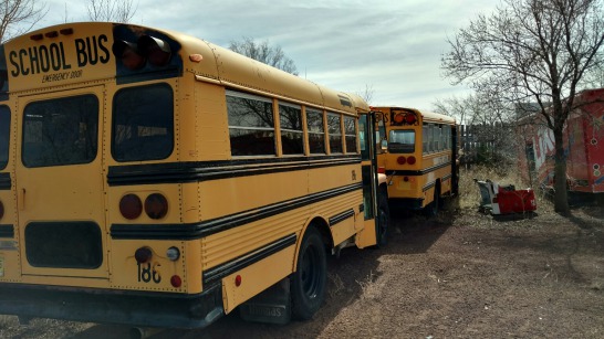 1990 International School bus - Yellow