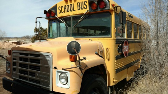 1990 International School bus - Yellow