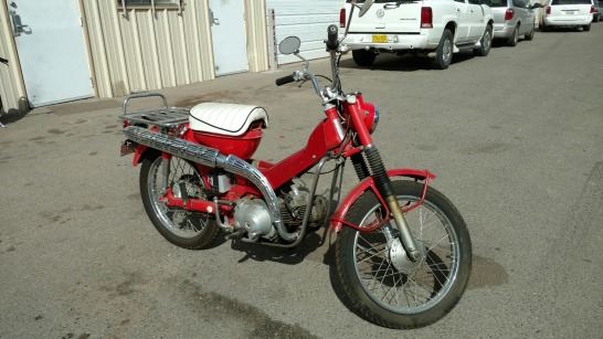 1977 Honda Trial - Red