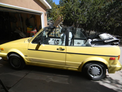 1990 Volkswagen Cabriolet- Yellow