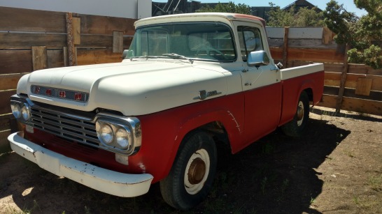 1959 Ford F100 - Red