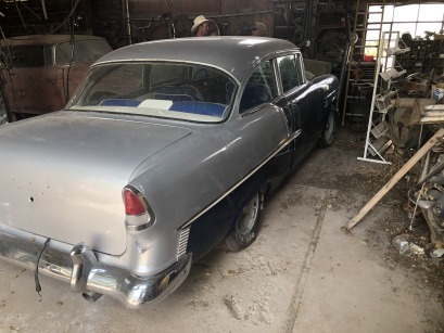 1955 Chevrolet  - silver/Blue