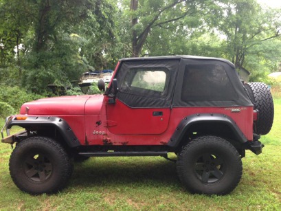 1992 Jeep Wrangler - Red