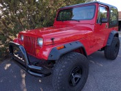 1990 Jeep Wrangler - Red