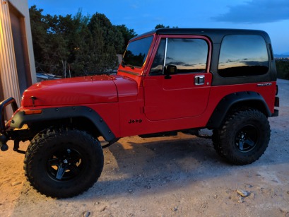 1990 Jeep Wrangler - Red